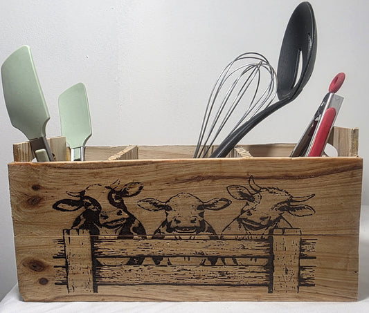 Rustic Utensil holder