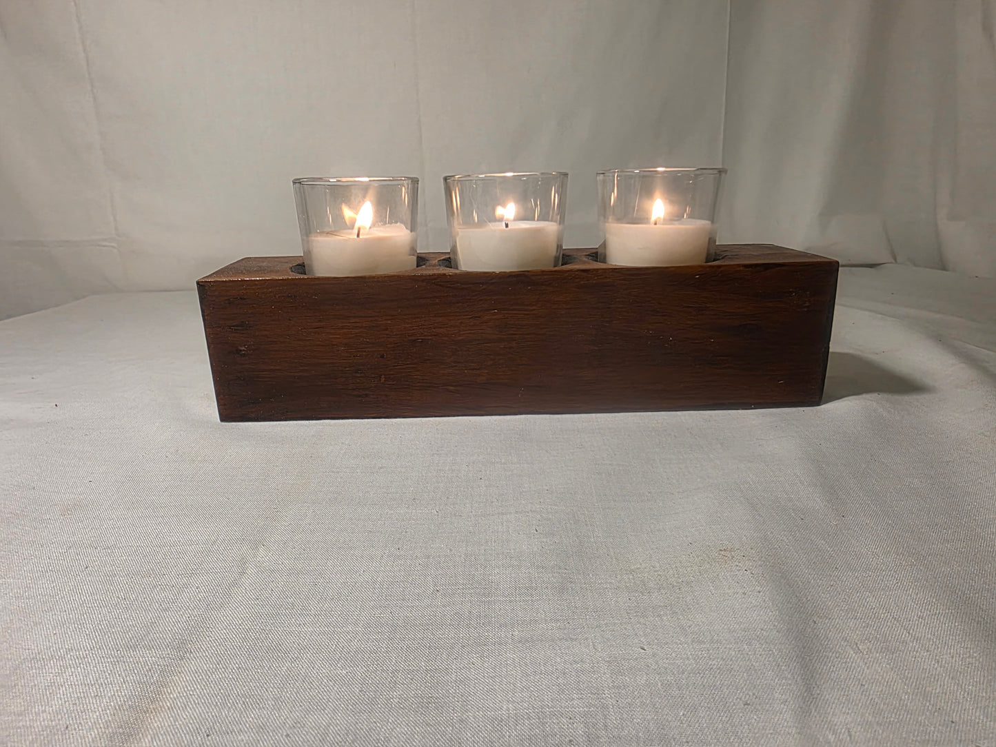 Rustic candle holder