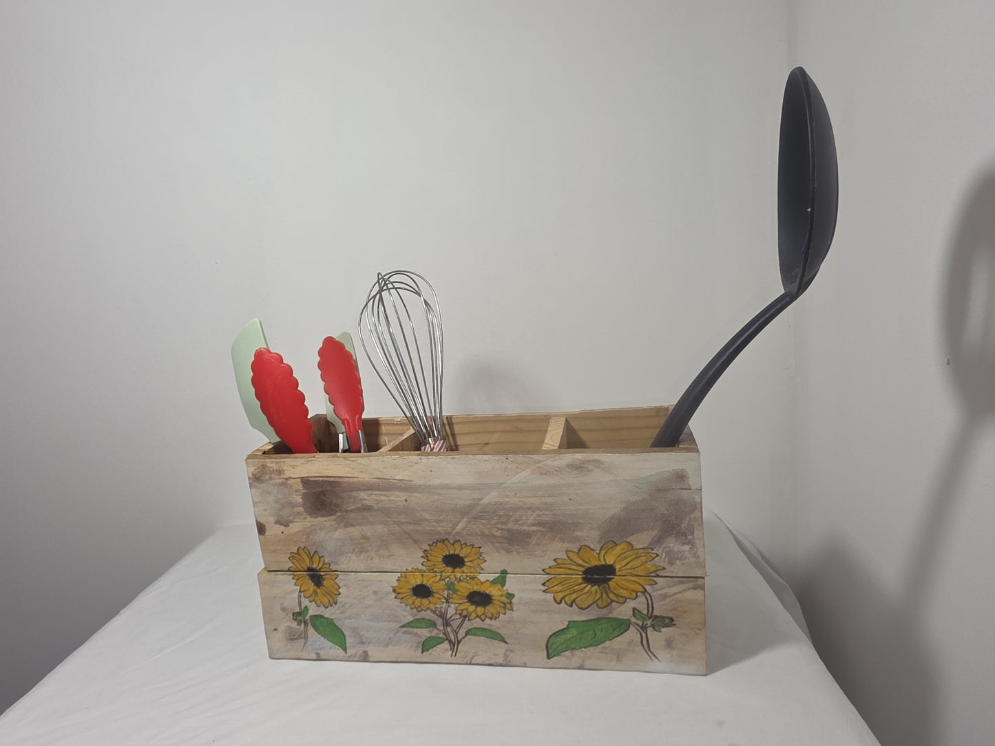 Rustic Kitchen Utensil holder