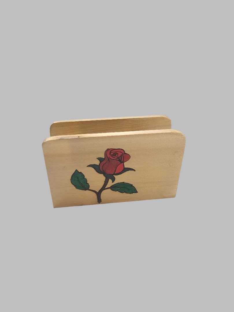 Handcrafted Solid wood Napkin holder